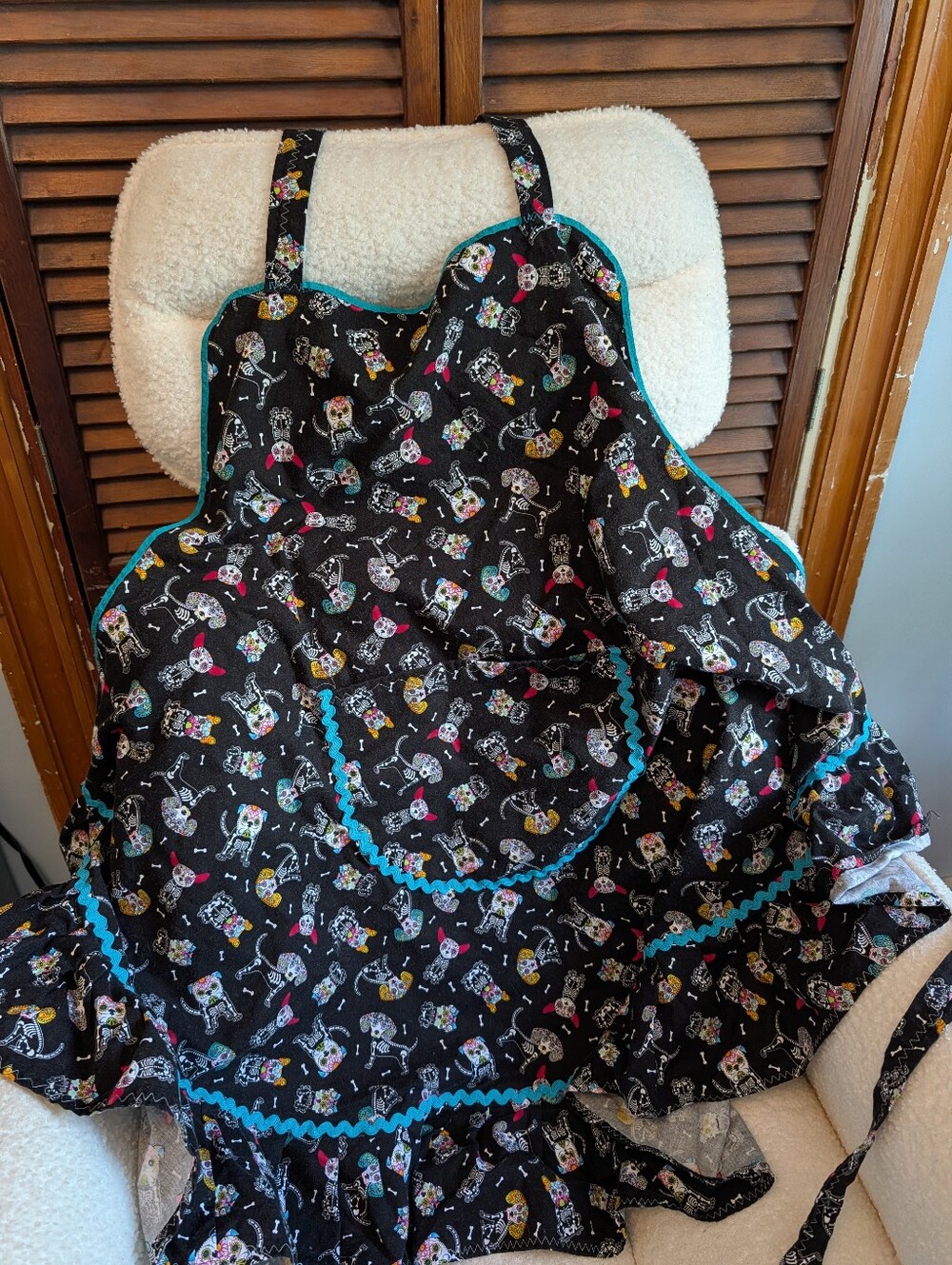 Kitchen Apron Dia de los Muertos